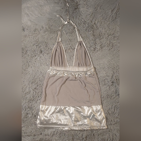 Sheer halter style mini dress - Picture 2 of 2